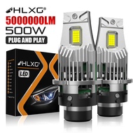HLXG D3S D1S LED Canbus Headlights HID Plug & Play D2S D4S D5S D8S Reflektory D1R Two-sided CSP Chip