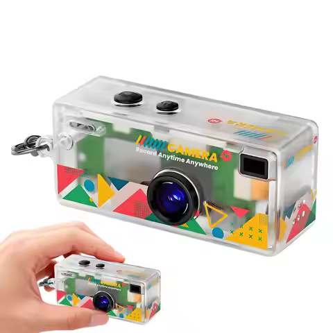 Mini Keychain Camera Compact USB Rechargeable Photo Taking Portable Digital Camera Thumb Keychain Ca