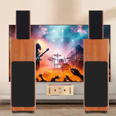 Double 8 Inch HiFi Speaker Wooden Active/Passive Subwoofer Home Theater Audio Hight Power Sound Box 