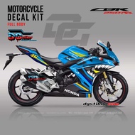 Full body Striping CBR250RR AGV Pista Sharkbiru