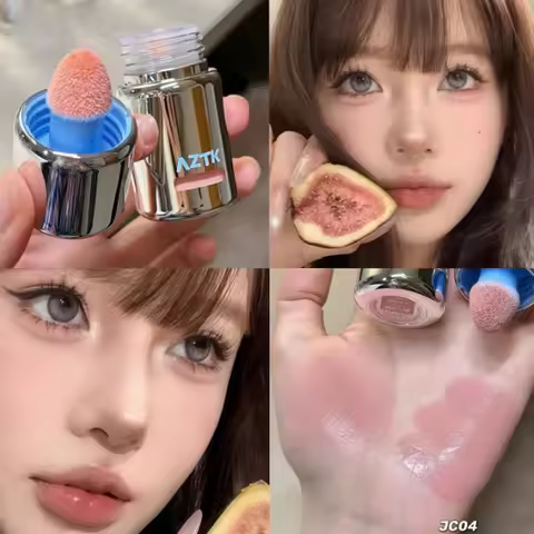 AZTK JC04 Water To Powder Liquid Blush Soft Matte Natural Flush Brightening Cheek Tint Lightweight B