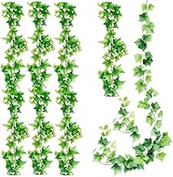 2pcs Green Plant Leaves Wall Decal Vines Art Sticker for Bedroom Living Room TV Background Decor 11.