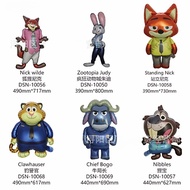 Zootopia 2 Aluminum Foil Balloon Nick Judy Nibbles Cartoon Children's Balloon Birthday Party Decorat