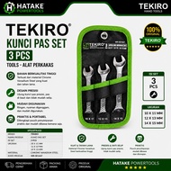 TEKIRO Wrench Set 3 PCS 10x11 12x13 14x15 mm WR-SE1647