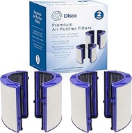 Dista Filter - Premium Air Purifier Filter Replacement Compatible with Dyson HP06, TP06, PH01,PH02, (Part No.970341-01) for Dyson Pure Cool/Hot/Humidify CRYPTOMIC Tower Fan Purifiers (Qty 2)