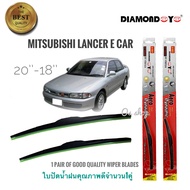 ใบปัดน้ำฝน ซิลิโคน ตรงรุ่น Mitsubishi Lancer E-CAR ไซส์ 20-18 ยี่ห้อ Diamond กล่องแดง จำนวน1คู่* **ร้านค้าแนะนำ** สิ้นค้าดี**