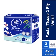 [Bundle of 4] Vinda Deluxe Travel Pack Tissue 50s