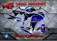Decals Sticker  for Rusi Gamma 200 Shark 005
