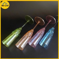 NewLook  Retro Imitation Glass European Plastic Wine Glass Wine Glass Goblet Retro Red Wine Goblet C