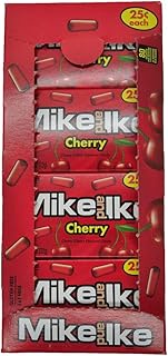 Mike and Ike Cherry Chewy Candies - Case of 24 0.78-oz. Box
