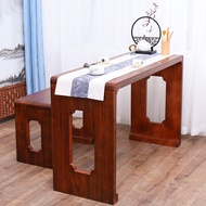 New Chinese Style Solid Wood Guqin Table Stool Resonance Table Bubble Tong Guqin Table Calligraphy T