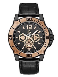 G by GUESS Men s Black and Rose Gold-Tone Sport Watch