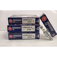 NGK Iridium Spark Plug-CR8EHIX-9-HONDA Vario 110/VF750/CB400F/ST1100-CB400 / CB650 / CBR1000 100% Or