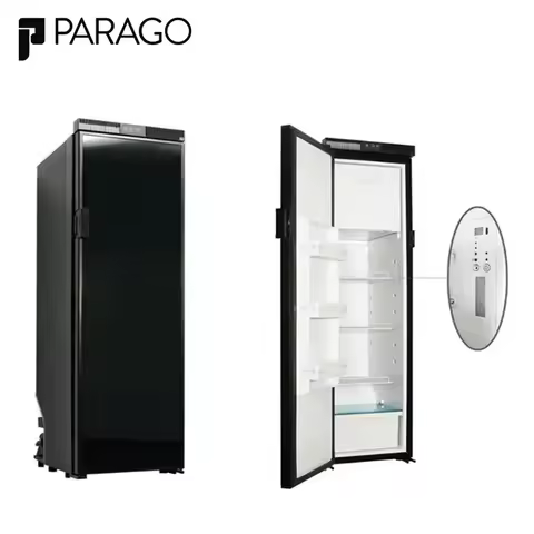 12V DC RV Fridge 148L Dual-Zone,Van Freezer Caravan Compressor Refrigerator Large Capacity Camper Fr