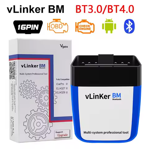 Vgate vLinker BM ELM327 For BMW OBD2 Scanner Wifi Bluetooth 3.0/4.0 Car Diagnostic Tool For Bimmer C