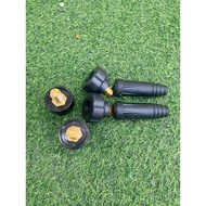 2 SETS of screw thread welding machine jacks with enough sides for 1 welding machine (2 male jacks, 
