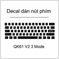 International key button Decal for CIDOO QK61 V2 3 Mode Wireless RGB Mechanical Keyboard