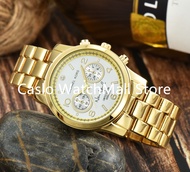 COD 38mm MK1070 Original MICHAEL KORS Watch For Women Pawnable Original Sale Gold MK Watch For Men Sale Original Pawnable Stainless Steel With Box Paper Bag Manual MICHAEL KORS Watch For Women Water Proof Stainless Steel Watch MK1070