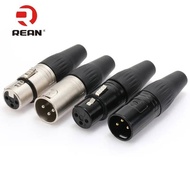 1Pcs REAN Yongsheng NEUTRIK male and female plug YS136N/164/165/177-BG audio balance XLR microphone 