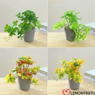 LEMONTREE Artificial Bonsai Plant, Bonsai Fake Plant Fake Potted Plant,  Artificial Spider Plant wit