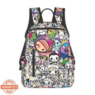 FB7 Tokidoki Lightweight Backpack Outdoor Travel Sports Backpack Large Capacity Student Schoolbag Laptop Casual Shoulder Bag