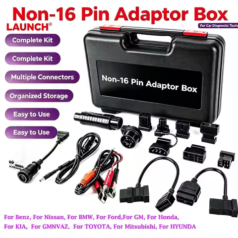 LAUNCH X431 Non-16 Pin Adapter Box Diagnostic Tool Compatible with X431 Pro Elite, X431 PRO3 V+ Elit