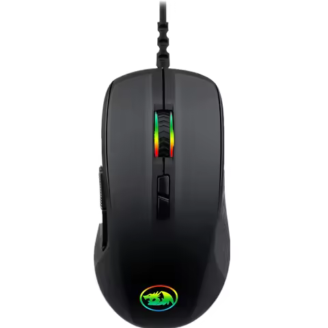 Redragon M718-RGB Wired Gaming Mouse 10000 DPI High-Precision Programmable Computer Mouse 10000 DPI 