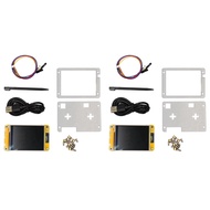 2X NerdMiner V2 2.8 Inch Display BTC Solo Lottery Nerd Miner 56KH/S Crypto Solo Mining Machine