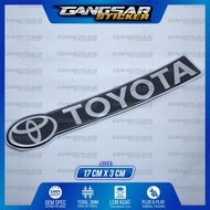 emblem timbul toyota starlet / emblem bagasi starlet kapsul