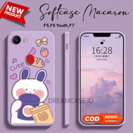 [UV07] SOFTCASE MACARON KAMERA PROTECT MOTIF LUCU DINO WARNA WARNI ANIMALS FOR OPPO F5 YOUTH OPPO F7