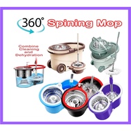 Easy Spin Mop Spin 360 Floor Mop Lantai Spin Mop Set Spin Mop Stainless Steel Baldi Mop Lantai Spinning Mop With Bucket