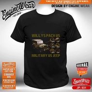 Jeep t-shirt willys car t-shirt JK rubicon 4WD wrangler CJ7 4x4 automotive offroad clothes JP031