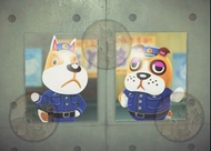 【任天堂Switch】Animal Crossing 動物之森「集合啦！動物森友會」NPC海報 - 狗警察叔叔