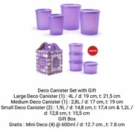 Tupperware Deco Canister 1.9 Liter (1Pcs) - Toples