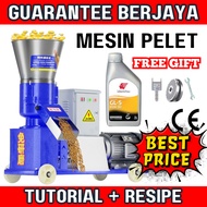 Mesin Pelet Pelletizer Dedak Ayam Lembu 100% Copper Dedak Ayam Feed Pellet Machine Mesin Dedak Ayam 