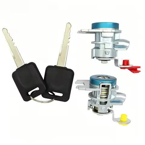 Pair Front Door Lock Cylinder With Keys H0601-EL00B H0601-EL00A For Versa 2007 2008 2009 2010 2011 2