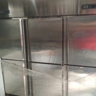 Jual Upright Combi Chiller &amp; Freezer 6 Pintu (bekas) Bergaransi