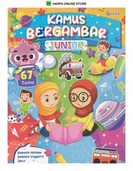 KAMUS BERGAMBAR JUNIOR 67 TEMA ( BM BI JAWI BAHASA ARAB )
