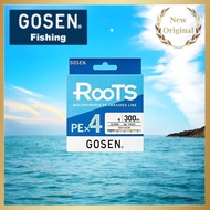 Gosen Roots PE×4 Multicolor 300m 0.4号
