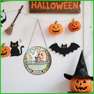 Window Rainbow Maker Halloween Acrylic Decorative Ornament Ghost In Bathtub Rainbow Maker for Home O