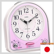 Seiko Clock Alarm Clock Analog 31 melodies Alarm PYXIS PYXIS Pink NR435P SEIKO