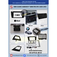 Android Player Casing 9" BMW E90/E93 2005-2012 (with Socket BMW & BMW Canbus Module)