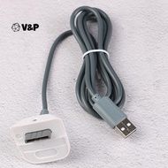 V&P USB 2.0 cable lead for xbox 360 console wireless gamepad controller charger