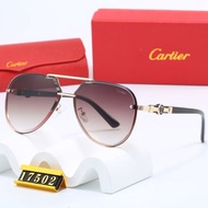 Cartier Fashion Double Beam Pilot Sunglasses Men Women Sunglasses uv400 SK