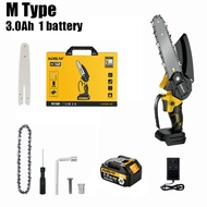 KEELAT 6 Inch Mini Chainsaw Cordless Chainsaw Pruning Cutter Wood Pruning shear Cutter Potong Pokok 