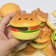 Hamburger Bear Squishy Toy That Goes Up Slowly