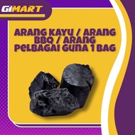 ARANG KAYU/ARANG BBQ/ARANG PELBAGAI GUNA 1BAG