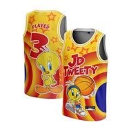 [ORIGINAL] ⁠⁠Tweety Tune Squad Jersey #2 YELLOW - Swingman Basketball Shirt T-Shirt Tshirt Top Costu