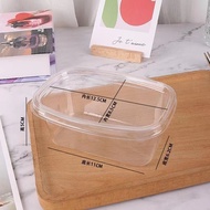 280ml/500ML Transparent Cake Box with Lid  / Kotak Bekas Cheese kek / Kotak Bekas Cheese kek My Ivox