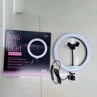 Đèn livestream bán hàng trợ sáng studio chụp ảnh quay phim trọn bộ 26 45 cm kèm chân đỡ đèn cao 2m